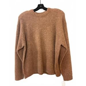 NEW SECULAR women's camden crewneck sweater in camel